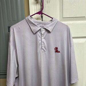 Ole Miss Men's Polo Shirt - White